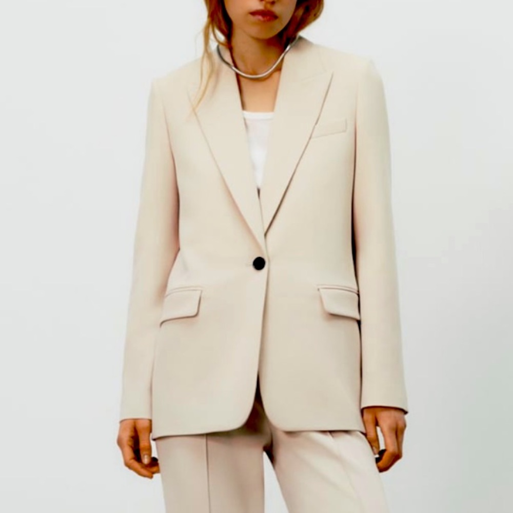 Zara beige blazer - NWT - size L